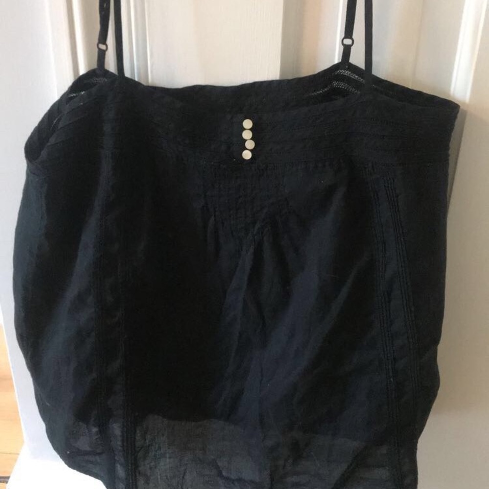 Black Formal Tank Top